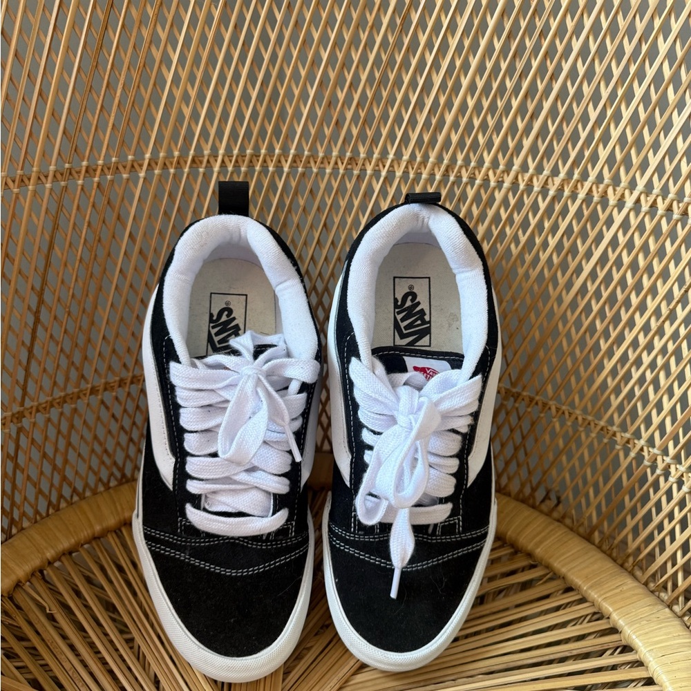 Vans Black & White Old Skool Low-Top Sneakers